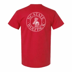 NC State Wolfpack Red Strutting Wolf Pocket T-Shirt(Nc State Wolfpack Red Strutting Wolf Pocket T Shirt)