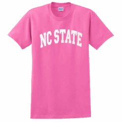 NC State Wolfpack Youth Pink Arch T-Shirt(Nc State Wolfpack Youth Azelea Arch T Shirt)