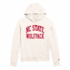NC State Wolfpack Off-White Lightweight Jersey Hoodie(Nc State Wolfpack Off White Lightweight Jersey Hoodie)