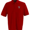 NC State Wolfpack Red Wolfhead Soft-Blend Pique Polo(Nc State Wolfpack Red Wolfhead Soft Blend Pique Polo)