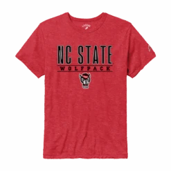 NC State Wolfpack Heather Red Outlined T-Shirt(Nc State Wolfpack Heather Red Outlined T Shirt)