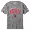 NC State Wolfpack Heather Graphite Strutting Wolf Arch Reclaim T-Shirt(Nc State Wolfpack Heather Graphite Strutting Wolf Arch Reclaim T Shirt)
