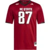 NC State Wolfpack Adidas 2023 Red #87 Premier Football Jersey(Nc State Wolfpack Adidas 2023 Red 87 Premier Football Jersey)