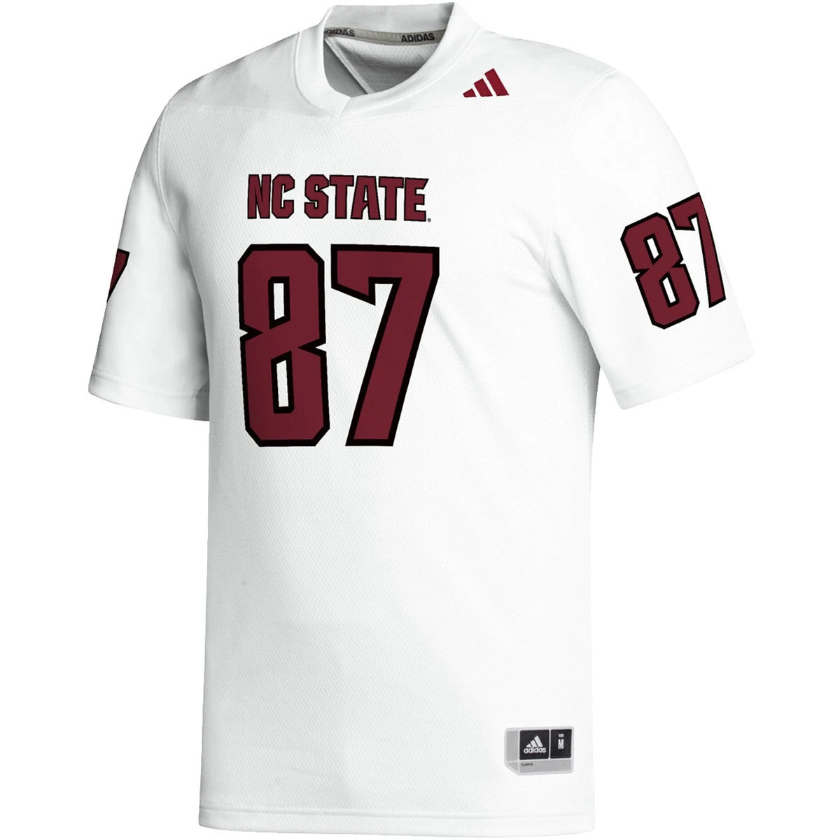 NC State Wolfpack Adidas 2023 White Replica #87 Football Jersey(Nc State Wolfpack Adidas 2023 White Replica 87 Football Jersey) 1 NC State Wolfpack Adidas 2023 White Replica #87 Football Jersey(Nc State Wolfpack Adidas 2023 White Replica 87 Football Jersey)