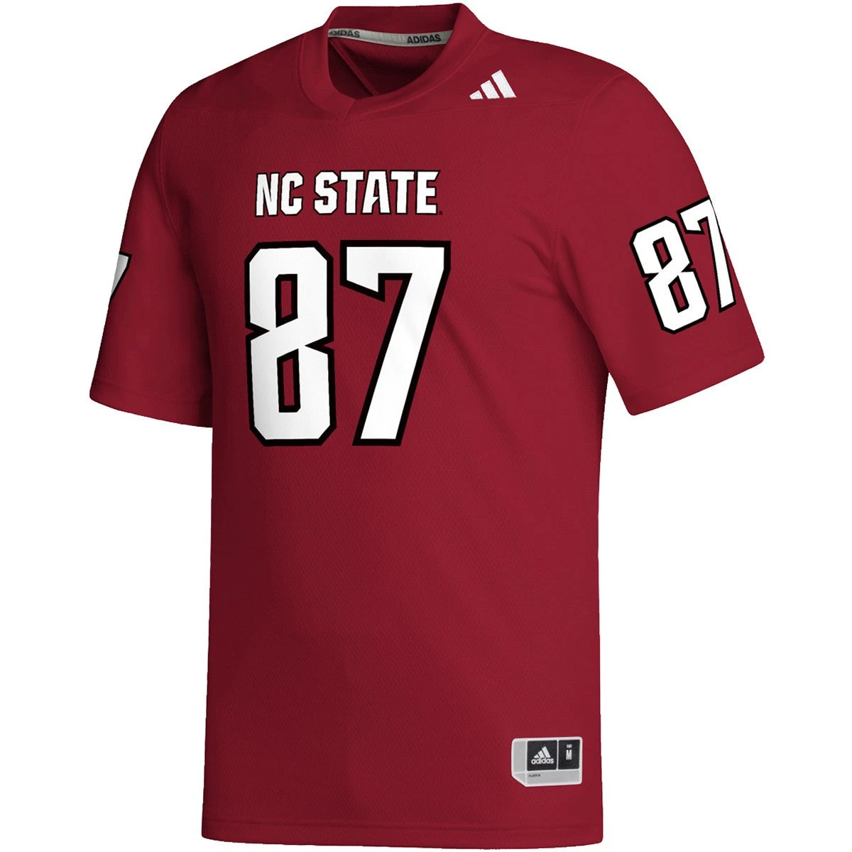 NC State Wolfpack Adidas Red #87 Football Jersey(Nc State Wolfpack Adidas 2023 Red 87 Football Jersey) 1 NC State Wolfpack Adidas Red #87 Football Jersey(Nc State Wolfpack Adidas 2023 Red 87 Football Jersey)