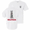 NC State Wolfpack Comfort Colors White Tuffy III T-Shirt(Nc State Wolfpack Comfort Colors White Tuffy Iii T Shirt)