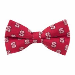 NC State Wolfpack Red Repeat Logo Pre Tied Bow Tie(Nc State Wolfpack Red Repeat Logo Pre Tied Bow Tie)