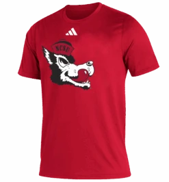 NC State Wolfpack Adidas Red Slobbering Wolf Creator T-Shirt(Nc State Wolfpack Adidas Red Slobbering Wolf Creator T Shirt 1)