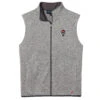 NC State Wolfpack Heather Grey Wolfhead Saranac Full Zip Vest(Nc State Wolfpack Heather Grey Wolfhead Saranac Full Zip Vest)