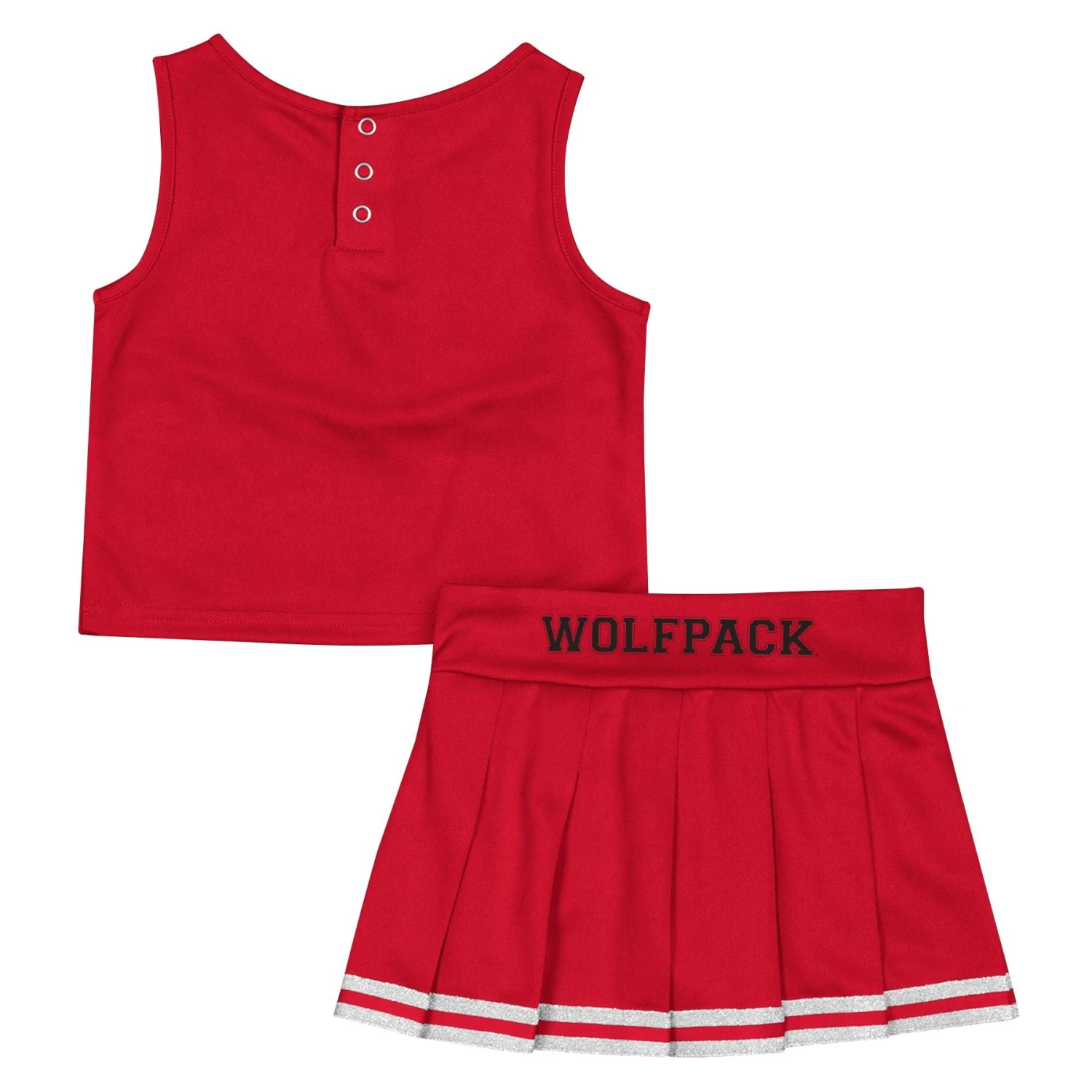 NC State Wolfpack Toddler Girls Time For Recess Cheer Set(Nc State Wolfpack Toddler Girls Time For Recess Cheer Set) 2 NC State Wolfpack Toddler Girls Time For Recess Cheer Set(Nc State Wolfpack Toddler Girls Time For Recess Cheer Set) - Image 2