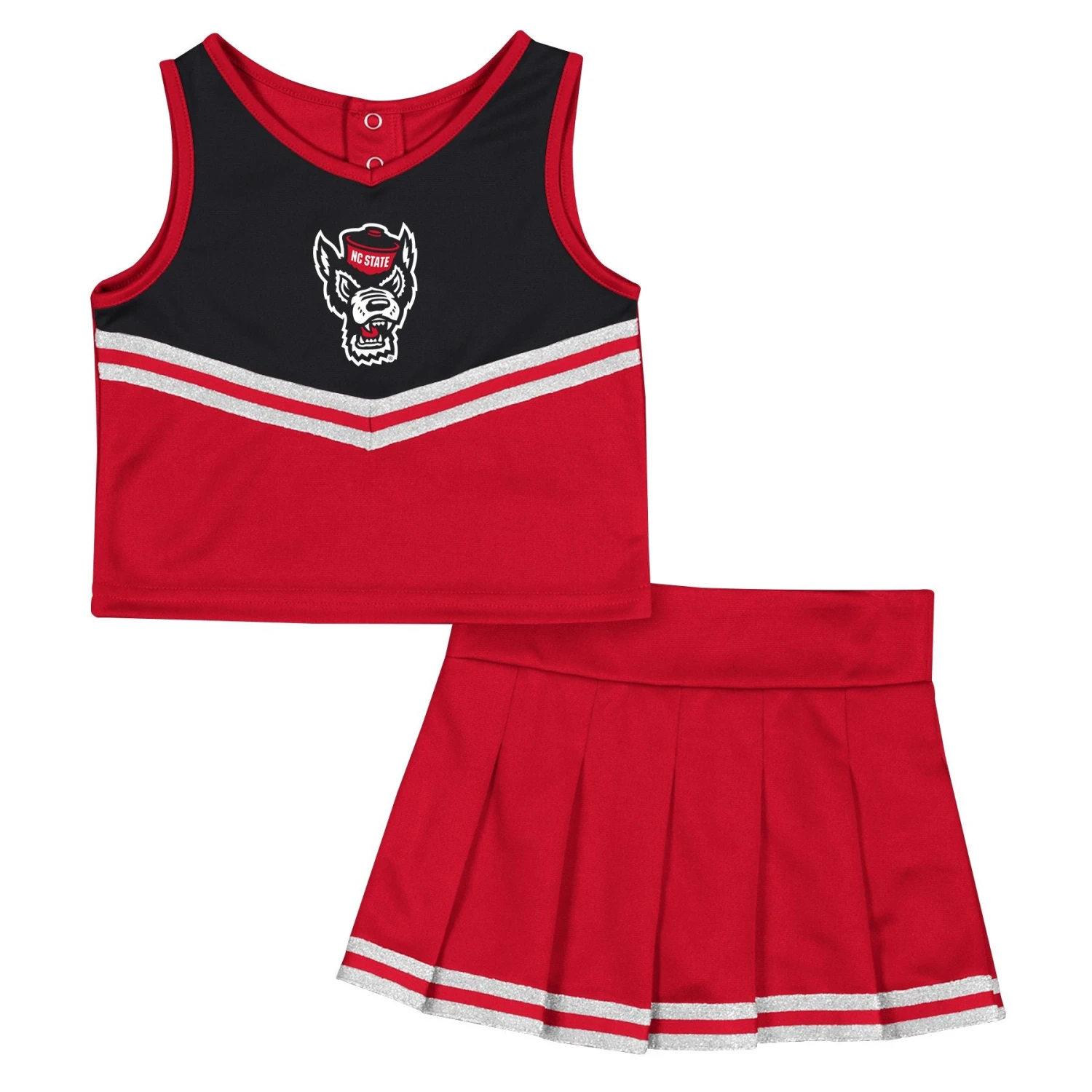 NC State Wolfpack Toddler Girls Time For Recess Cheer Set(Nc State Wolfpack Toddler Girls Time For Recess Cheer Set) 1 NC State Wolfpack Toddler Girls Time For Recess Cheer Set(Nc State Wolfpack Toddler Girls Time For Recess Cheer Set)
