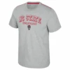 NC State Wolfpack Men's Heather Grey Shadow Letter Wolfhead T-Shirt(Nc State Wolfpack Mens Heather Grey Shadow Letter Wolfhead T Shirt)