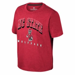 NC State Wolfpack Colosseum Youth Red Hawkins T-Shirt(Nc State Wolfpack Colosseum Youth Red Hawkins T Shirt)