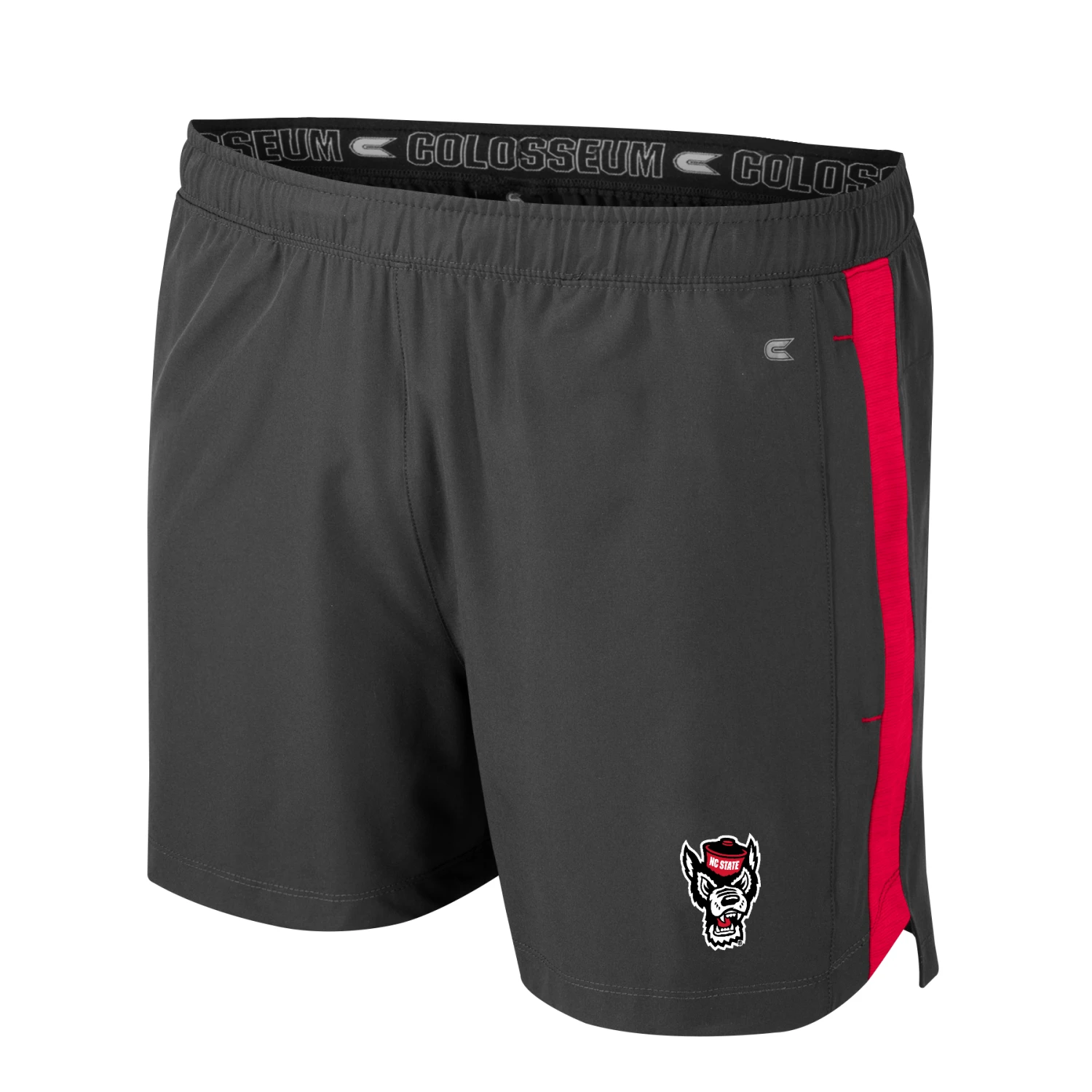 NC State Wolfpack Colosseum Charcoal Wolfhead 5" Langmore Shorts(Nc State Wolfpack Colosseum Charcoal Wolfhead Langmore Shorts) 1 NC State Wolfpack Colosseum Charcoal Wolfhead 5" Langmore Shorts(Nc State Wolfpack Colosseum Charcoal Wolfhead Langmore Shorts)