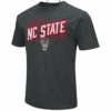 NC State Wolfpack Heathered Black Slant Playbook T-Shirt(Nc State Wolfpack Heathered Black Slant Playbook T Shirt)