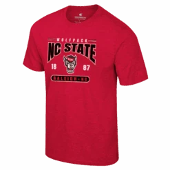 NC State Wolfpack Red Established 1887 Sustainable T-Shirt(Nc State Wolfpack Red Established 1887 Sustainable T Shirt)