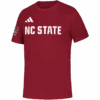 NC State Wolfpack Adidas Short Sleeve Red T-Shirt(Nc State Wolfpack Adidas Short Sleeve Red T Shirt)