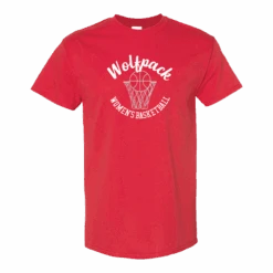 NC State Wolfpack Youth Red Script Women's Basketball T-Shirt(Nc State Wolfpack Youth Red Script Womens Basketball T Shirt)