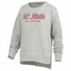 NC State Wolfpack Women's Oatmeal Torrington Amore Terry Fleece Crewneck(Nc State Wolfpack Womens Oatmeal Torrington Amore Terry Fleece Crewneck)