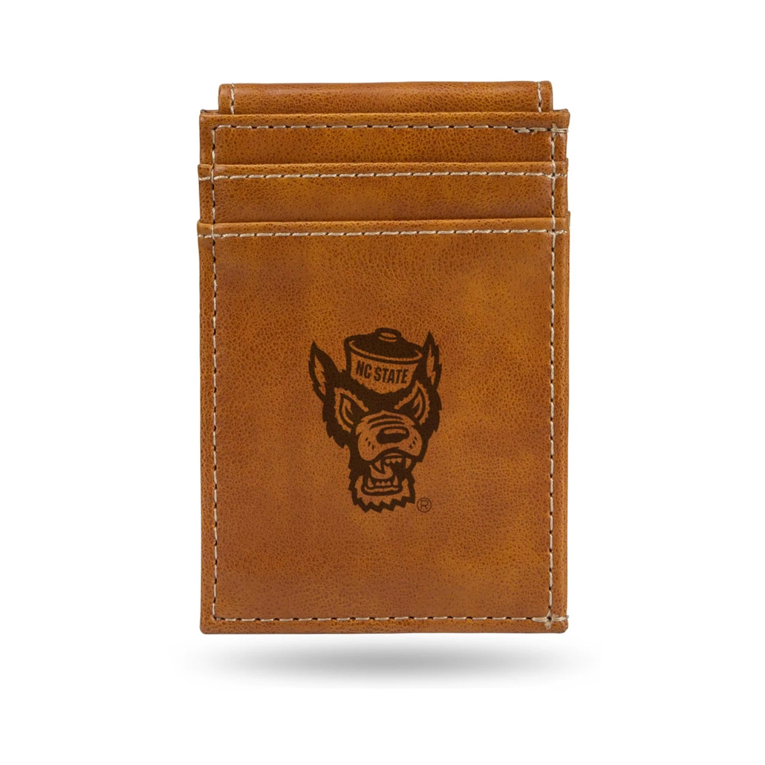 Rico NC State Wolfpack Tan Laser Engraved Wolfhead Front Pocket Wallet(Nc State Wolfpack Tan Laser Engraved Wolfhead Front Pocket Wallet) 1 Rico NC State Wolfpack Tan Laser Engraved Wolfhead Front Pocket Wallet(Nc State Wolfpack Tan Laser Engraved Wolfhead Front Pocket Wallet)
