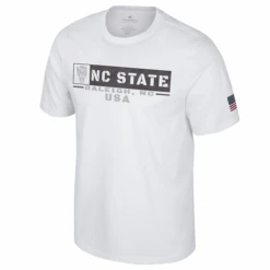 NC State Wolfpack Men's White OHT T-Shirt(Nc State Wolfpack Mens White Oht T Shirt)