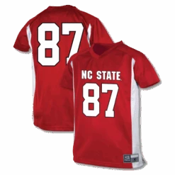 Red And White Shop 19 NC State Wolfpack Youth Red And White #87 Football Jersey(Nc State Wolfpack Youth Red And White 87 Football Jersey)