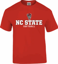NC State Wolfpack Youth Red Wolfhead Softball T-Shirt(Nc State Wolfpack Youth Red Wolfhead Softball T Shirt 1)