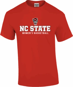 NC State Wolfpack TRT Red Wolfhead Women's Basketball T-Shirt(Nc State Wolfpack Trt Red Wolfhead Womens Basketball T Shirt)