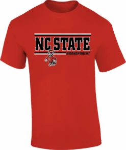 NC State Wolfpack Red Strutting Wolf Grandparent T-Shirt(Nc State Wolfpack Trt Red Strutting Wolf Grandparent T Shirt)