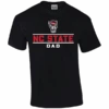 NC State Wolfpack Black Wolfhead Dad T-Shirt(Nc State Wolfpack Trt Black Wolfhead Dad T Shirt)
