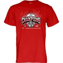 NC State Wolfpack Blue84 ACC Basketball 2024 Champions Red T-Shirt(Nc State Wolfpack Acc Basketball 2024 Champions Red T Shirt)