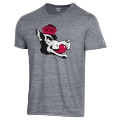 NC State Wolfpack Champion Tri Blend Slobbering Wolf T-shirt(Nc State Wolfpack Champion Tri Blend Slobbering Wolf T Shirt)