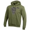 NC State Wolfpack Champion Cargo Green Wolfhead Salute To Service Hooded Sweatshirt(Nc State Wolfpack Champion Cargo Green Wolfhead Salute To Service Hooded Sweatshirt)