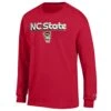 NC State Wolfpack Champion Youth Red Shadow Letter Long Sleeve T-Shirt(Nc State Wolfpack Champion Youth Red Shadow Letter Long Sleeve T Shirt)
