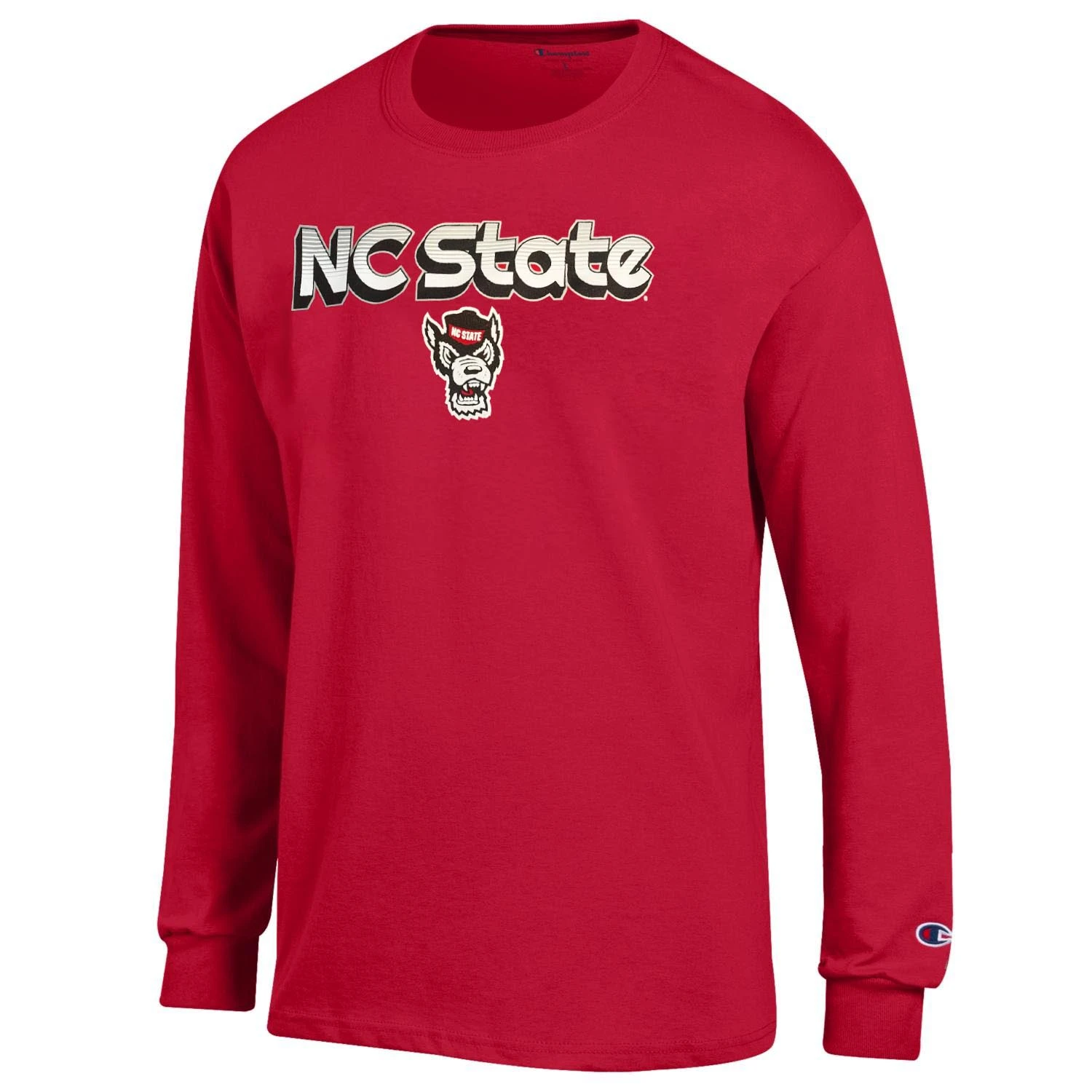 NC State Wolfpack Champion Youth Red Shadow Letter Long Sleeve T-Shirt(Nc State Wolfpack Champion Youth Red Shadow Letter Long Sleeve T Shirt) 1 NC State Wolfpack Champion Youth Red Shadow Letter Long Sleeve T-Shirt(Nc State Wolfpack Champion Youth Red Shadow Letter Long Sleeve T Shirt)