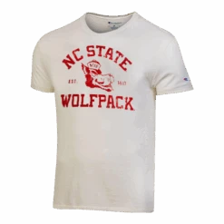 NC State Wolfpack Champion Alabaster White Slobbering Wolf T-Shirt(Nc State Wolfpack Champion Alabaster White Slobbering Wolf T Shirt)
