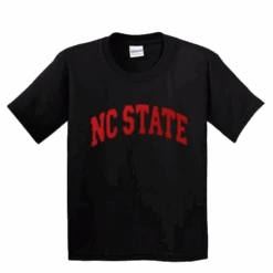 NC State Wolfpack Youth Black Arch T-Shirt(Nc State Wolfpack Youth Black Arch T Shirt)