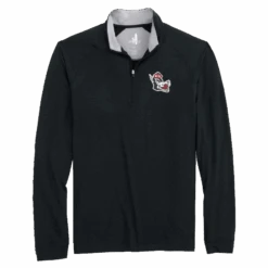 NC State Wolfpack Johnnie-O Black Freeborne Slobbering Wolf 1/4 Zip Pullover(Nc State Wolfpack Johnnie O Black Freeborne Slobbering Wolf 1 4 Zip Pullover)