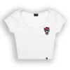 NC State Wolfpack Hype & Vice Women's White Wolfhead Cali Tee(Nc State Wolfpack Hype Vice Womens White Wolfhead Cali Tee)