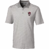 NC State Wolfpack Cutter & Buck Big & Tall Grey And White Wolfhead Forge Tonal Polo(Nc State Wolfpack Cutter Buck Big Tall Grey And White Wolfhead Forge Tonal Polo)