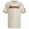 NC State Wolfpack Adidas 2025 Cream Baseball Jersey(Nc State Wolfpack Adidas 2025 Cream Baseball Jersey)
