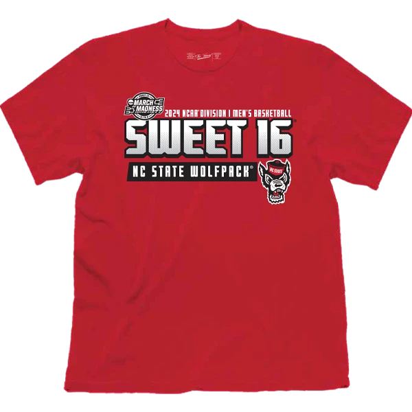 NC State Wolfpack 2024 Men's Basketball Sweet Sixteen T-Shirt(Nc State Wolfpack 2024 Mens Basketball Sweet Sixteen T Shirt) 1 NC State Wolfpack 2024 Men's Basketball Sweet Sixteen T-Shirt(Nc State Wolfpack 2024 Mens Basketball Sweet Sixteen T Shirt)