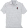 NC State Wolfpack Johnnie O Grey Newton Wolfhead Golf Shirt(Nc State Wolfpack Johnnie O Grey Newton Wolfhead Golf Shirt)