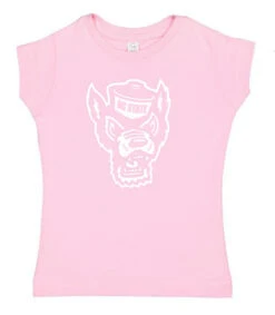 NC State Wolfpack Youth Pink Wolfhead T-Shirt(Nc State Wolfpack Youth Pink Wolfhead T Shirt)