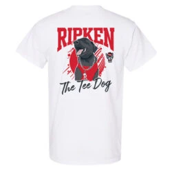 NC State Wolfpack Youth White Ripken "The Tee Dog" T-Shirt(Nc State Wolfpack Youth White Ripken The Tee Dog T Shirt)