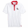 NC State Wolfpack Johnnie-O Red Collar Ramos Slobbering Wolf Golf Shirt(Nc State Wolfpack Johnnie O Red Collar Ramos Slobbering Wolf Golf Shirt)