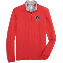 NC State Wolfpack Johnnie-O Red Freeborne Wolfhead 1/4 Zip Pullover(Nc State Wolfpack Johnnie O Red Freeborne Wolfhead 1 4 Zip Pullover)