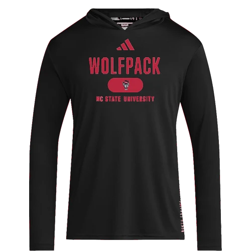 NC State Wolfpack Adidas Black Hoodie Long Sleeve Shirt(Nc State Wolfpack Adidas Black Hoodie Long Sleeve) 1 NC State Wolfpack Adidas Black Hoodie Long Sleeve Shirt(Nc State Wolfpack Adidas Black Hoodie Long Sleeve)