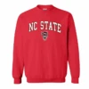 NC State Wolfpack Youth Red Signature Wolfhead Crewneck Sweatshirt(Nc State Wolfpack Youth Red Signature Wolfhead Crewneck Sweatshirt)