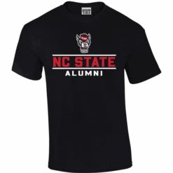 NC State Wolfpack TRT Black Wolfhead Alumni T-Shirt(Nc State Wolfpack Trt Black Wolfhead Alumni T Shirt)